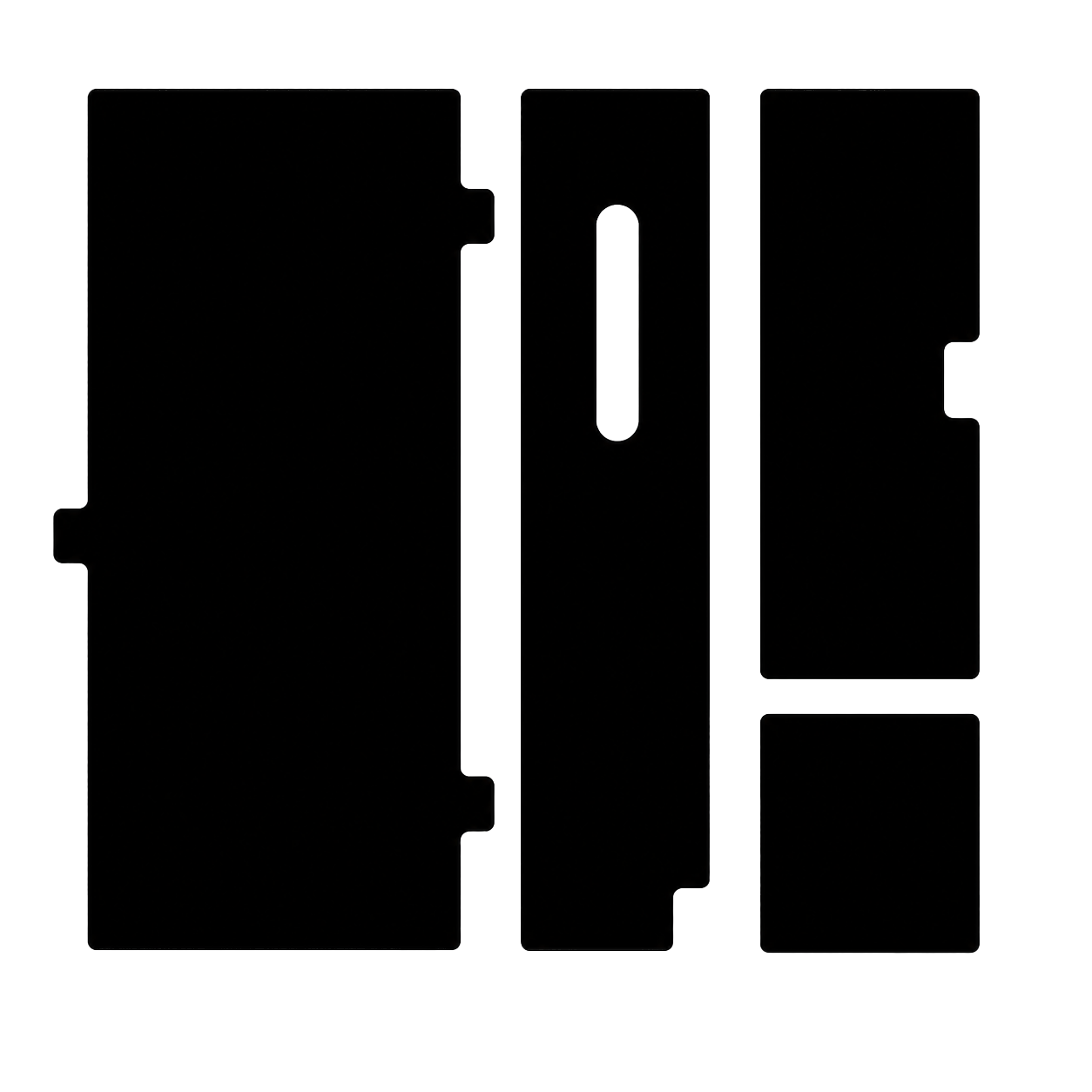 Machined cabinet components