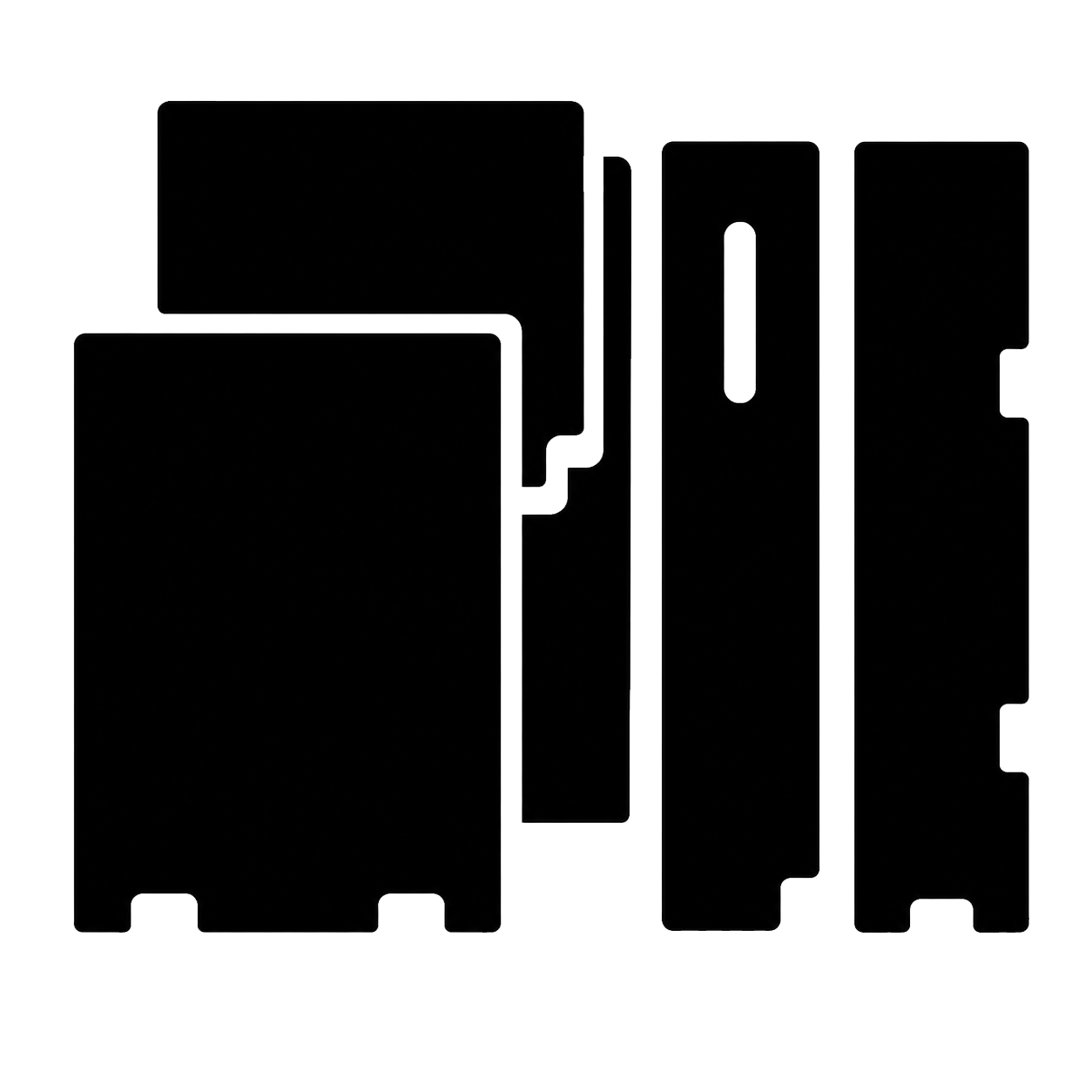 Machined drawer components